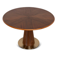 1.2M Round Dining Table | Walnut | Myka Home