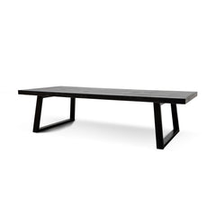 Ex Display - CDT2746 3m Reclaimed Dining Table - 120cm (W) - Full Black