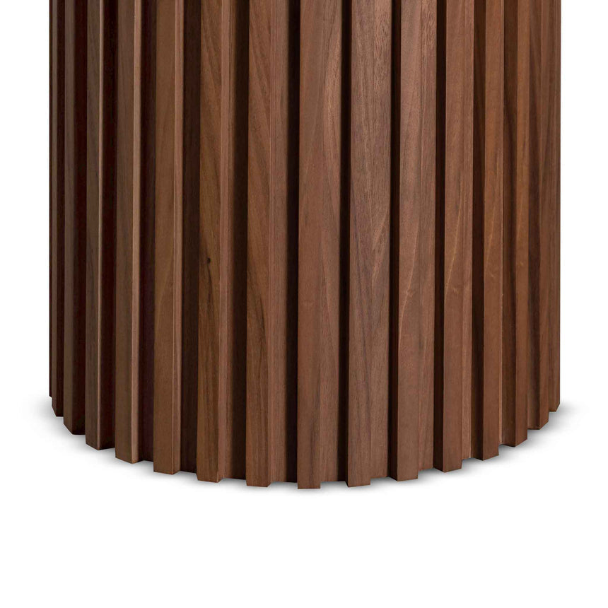 2.5m Wooden Dining Table - Walnut - View 4