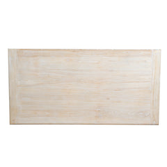 CDT511 198cm Dining Table - Rustic White Washed