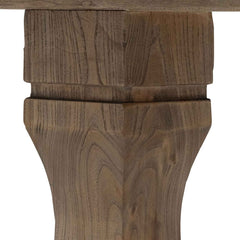 Ex Display - CDT514 Dining Table 3m - Rustic Natural - 120cm (W)