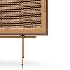 CDT6224-IG 1.45m Walnut Buffet Unit - Brass