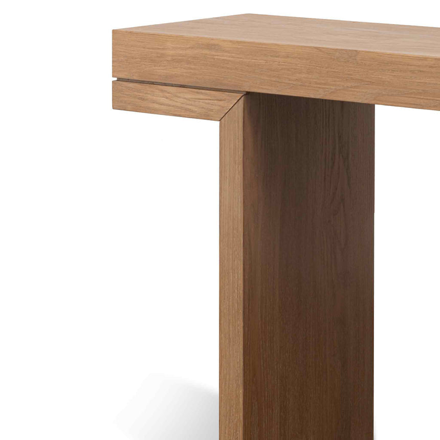1.3m Console Table - Dusty Oak - View 8