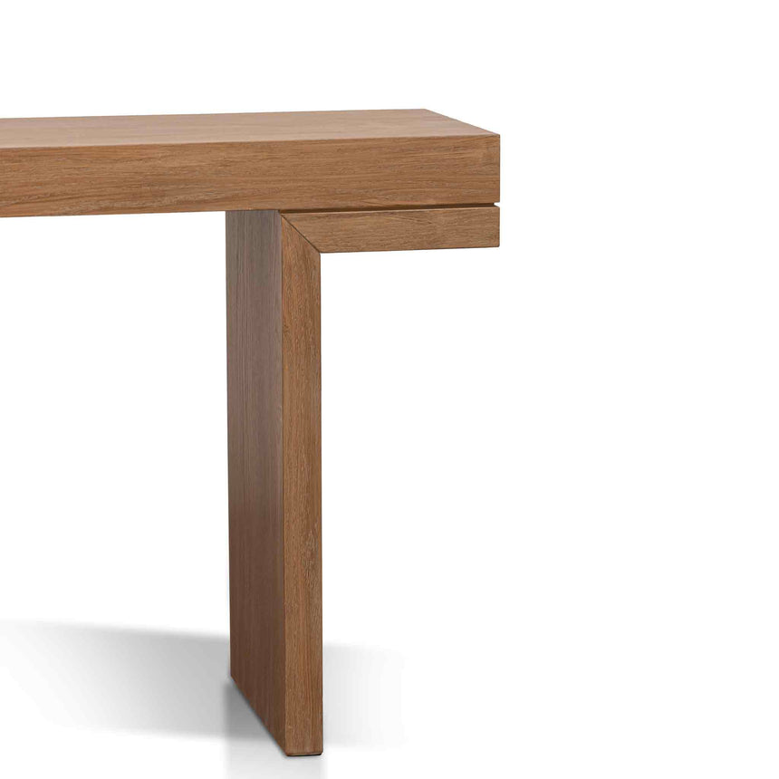1.3m Console Table - Dusty Oak - View 6