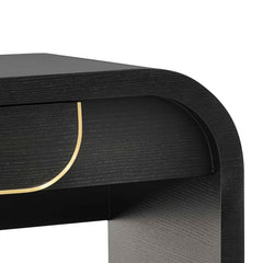 CDT6318-VA 1.4m Console Table - Textured Espresso Black