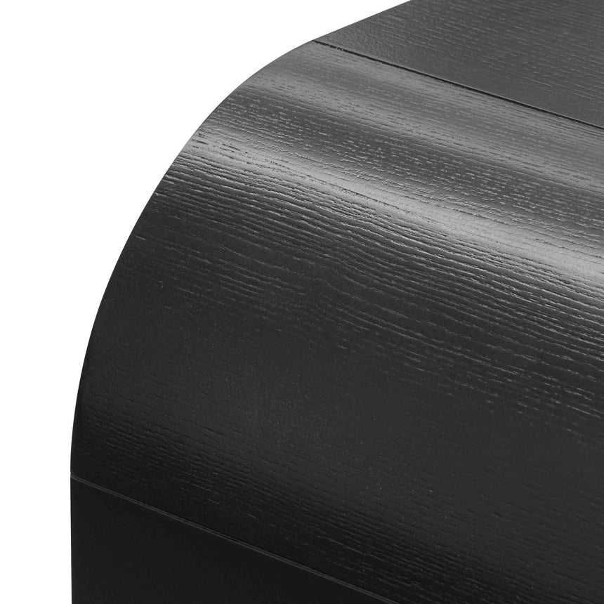 1.4m Console Table - Textured Espresso Black - View 12