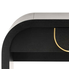 CDT6318-VA 1.4m Console Table - Textured Espresso Black