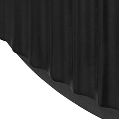 CDT6360-DW 1.2m Round Wooden Dining Table - Black