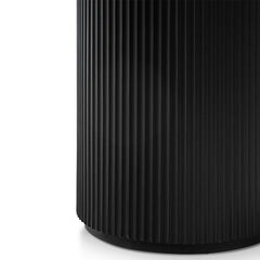 CDT6360-DW 1.2m Round Wooden Dining Table - Black