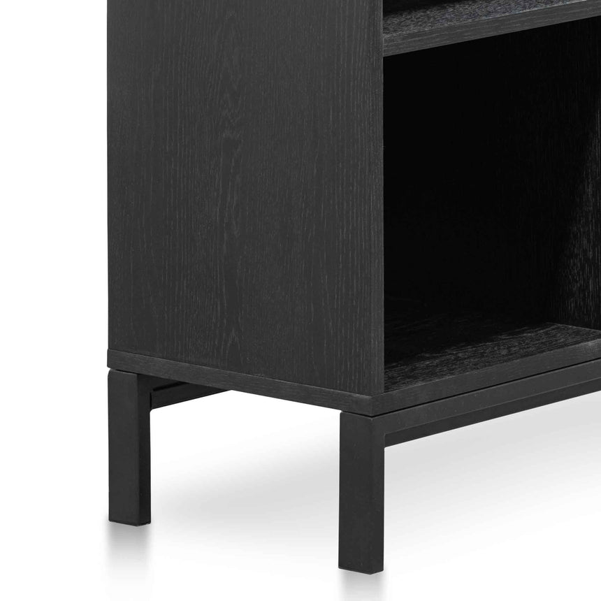 Deakin Wooden Bookcase - Black - View 7