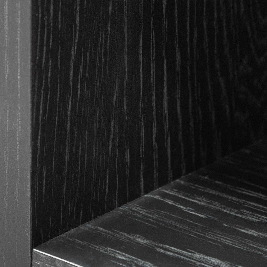 Deakin Wooden Bookcase - Black - View 9