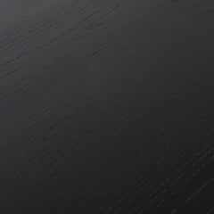 2.8m Wooden Dining Table - Black