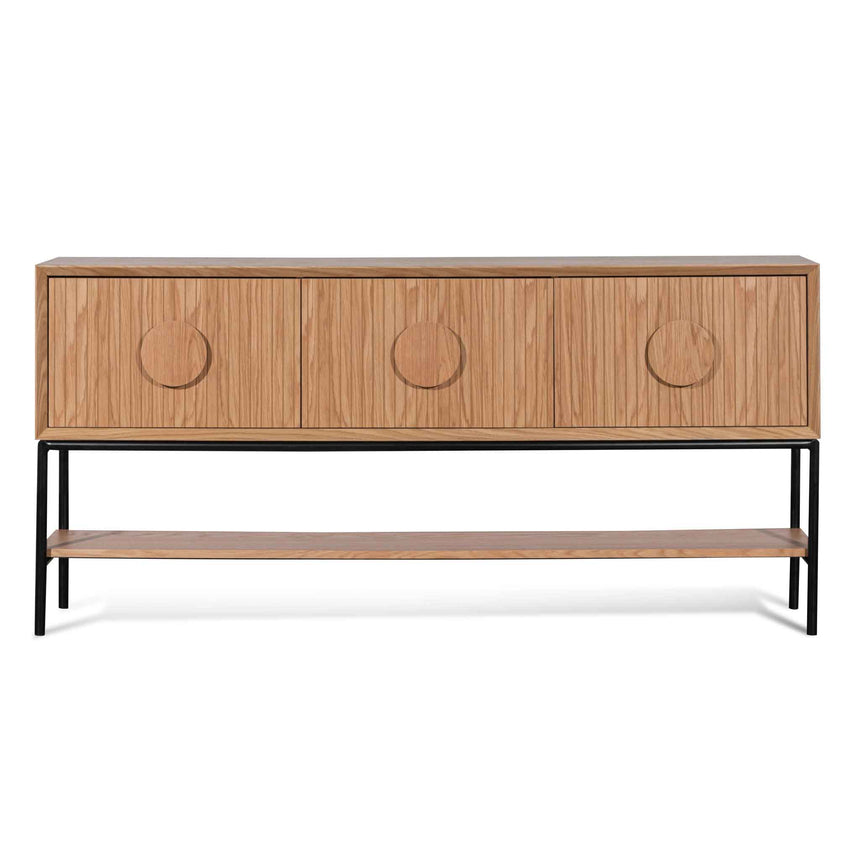 1.8m Console Table - Natural - View 2