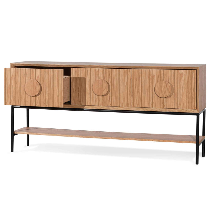 1.8m Console Table - Natural - View 3