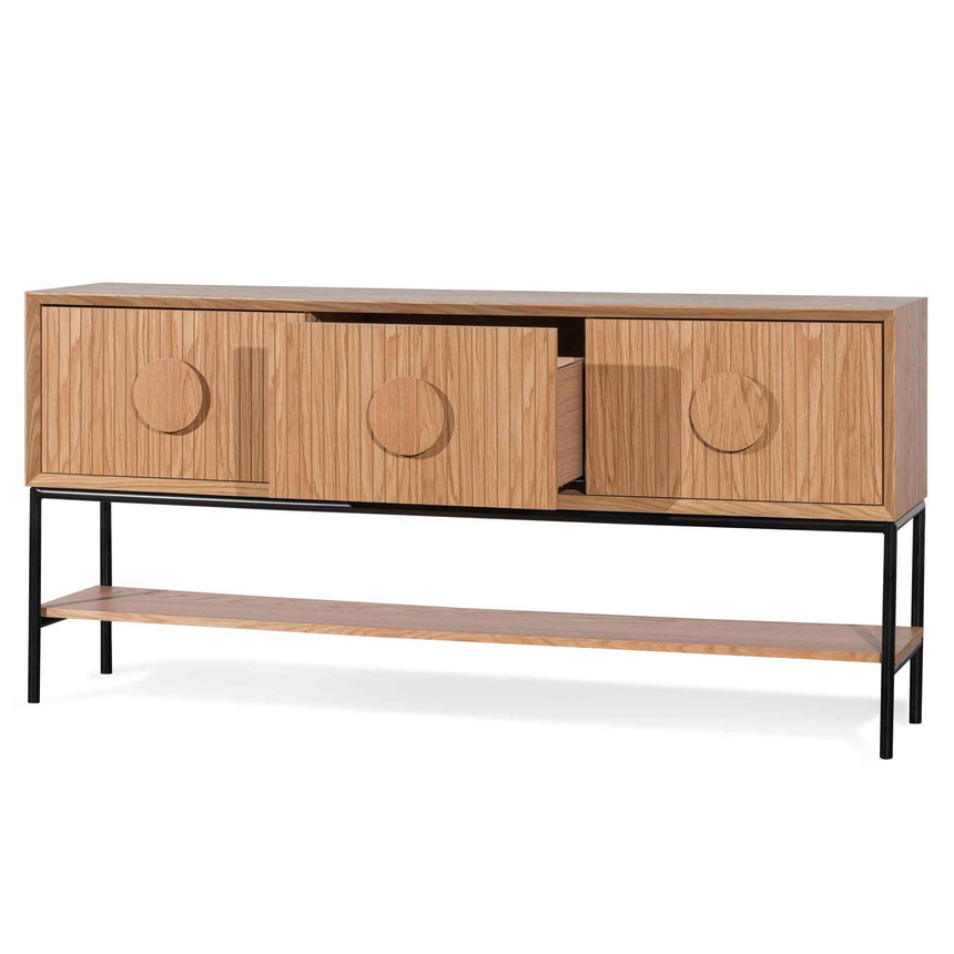 1.8m Console Table - Natural - View 4