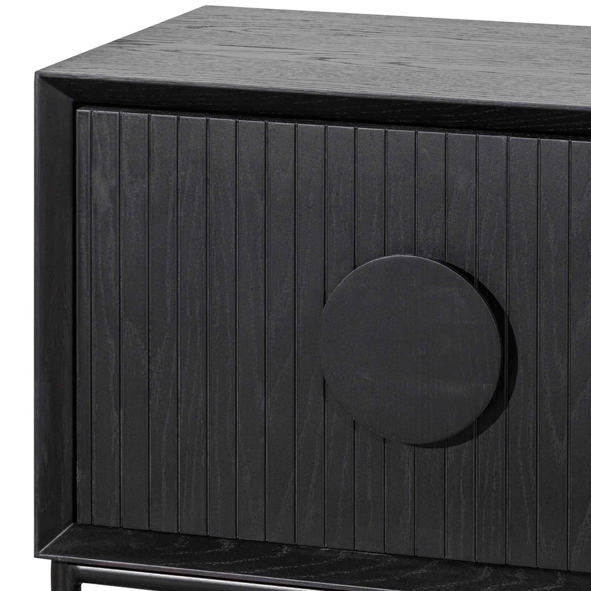 1.8m Console Table - Black - View 7