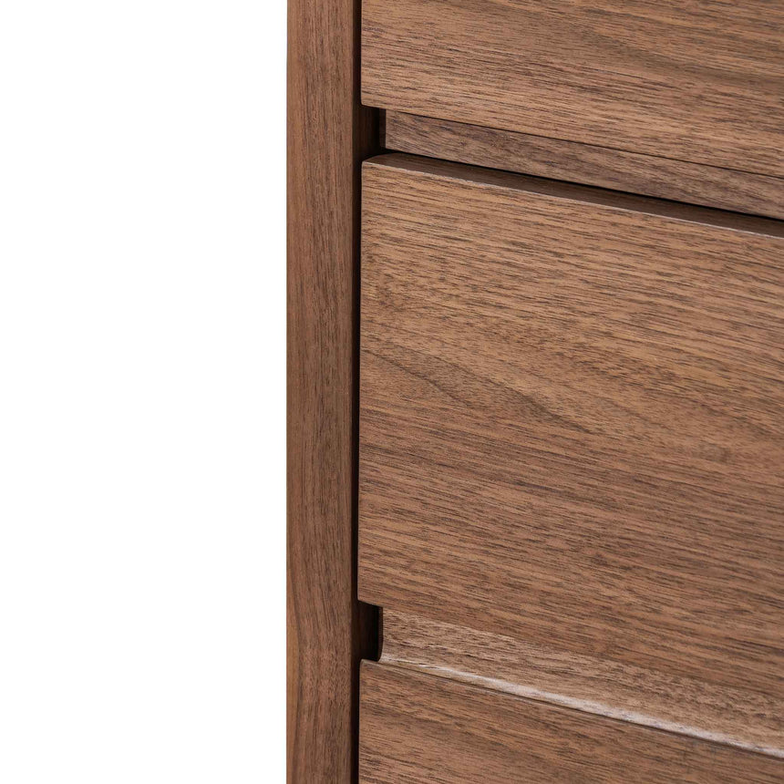 6 Drawers Wooden Chest - Walnut - View 7