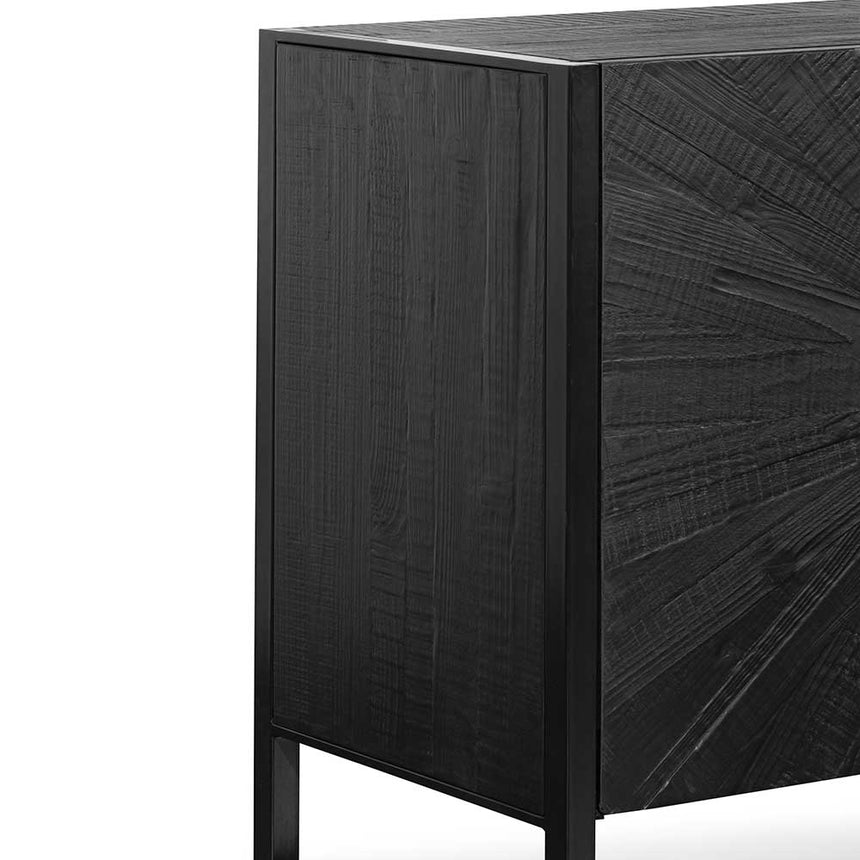 1.8m Wooden Buffet Unit - Black - View 14