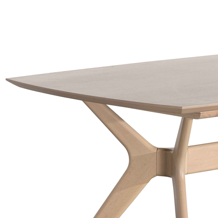 1.85m Dining Table - Pale Oak - View 4