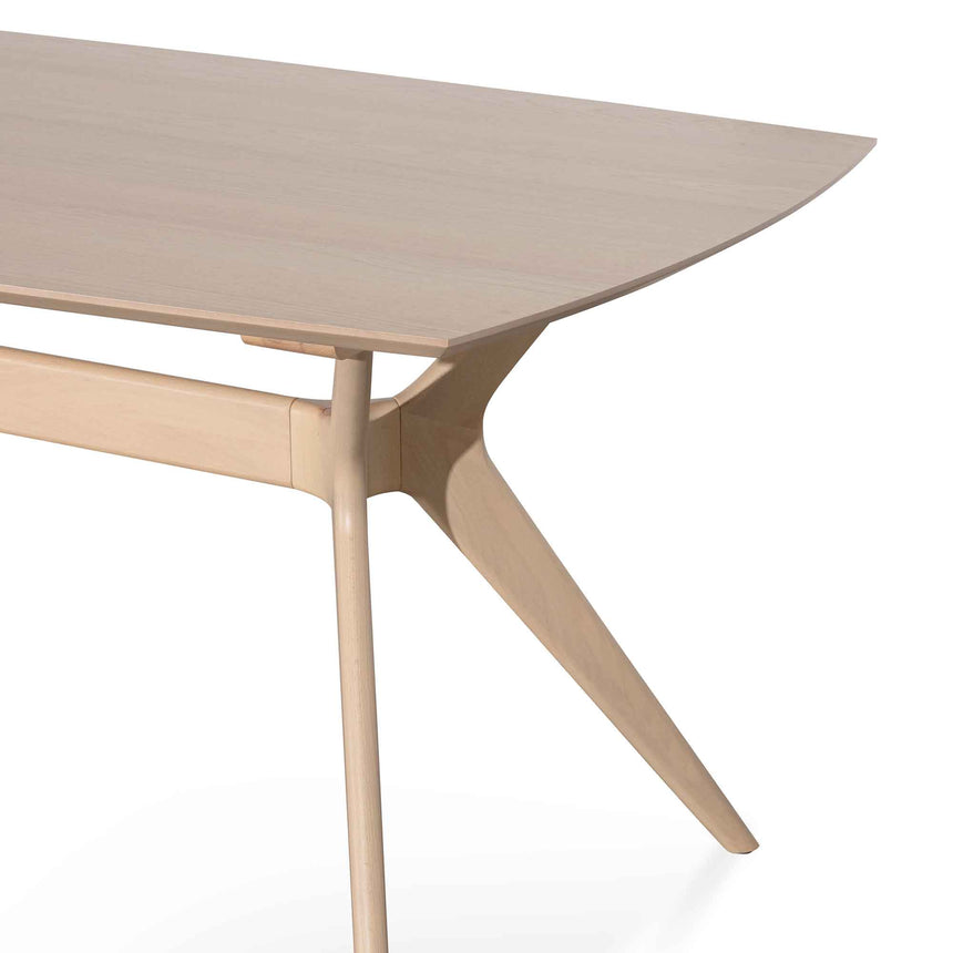 1.85m Dining Table - Pale Oak - View 6