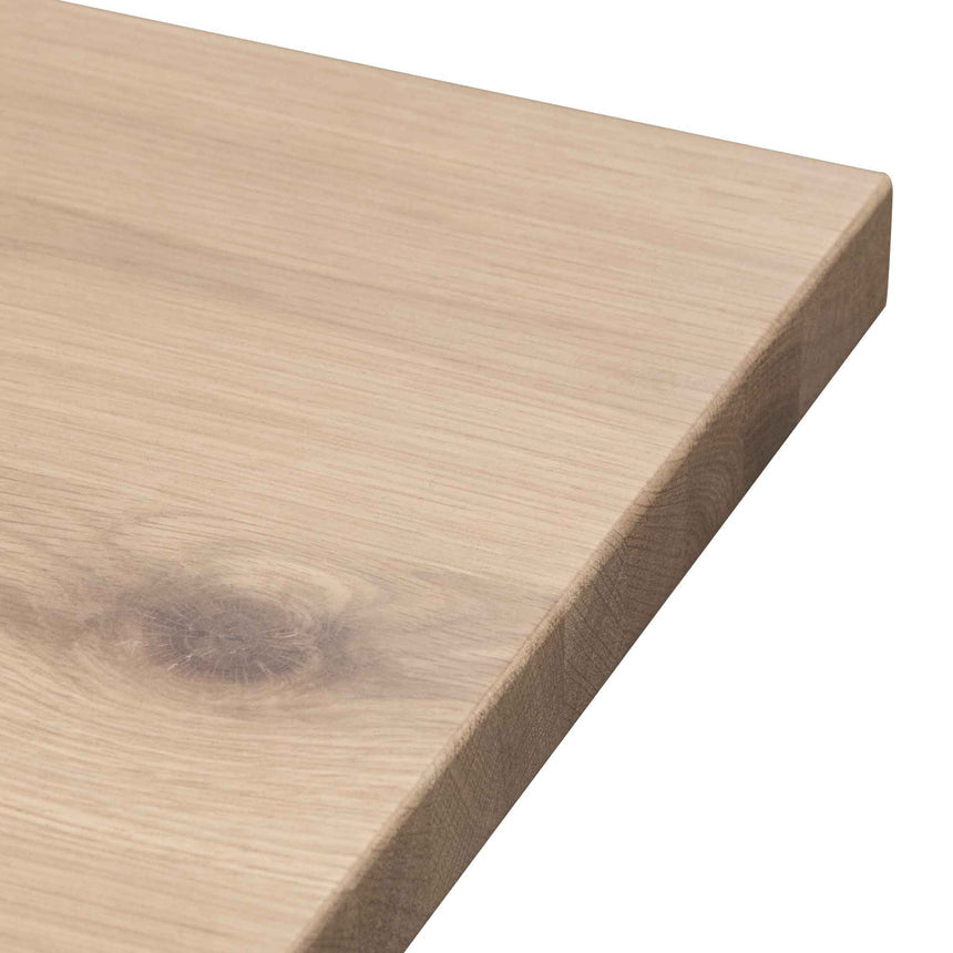 2.2m Wooden Dining Table - Washed Natural - View 5