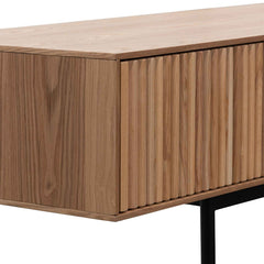 CDT6555-DW 120cm Console Table - Natural with Black Legs