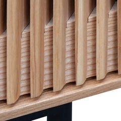 CDT6555-DW 120cm Console Table - Natural with Black Legs