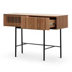 CDT6555-DW 120cm Console Table - Natural with Black Legs