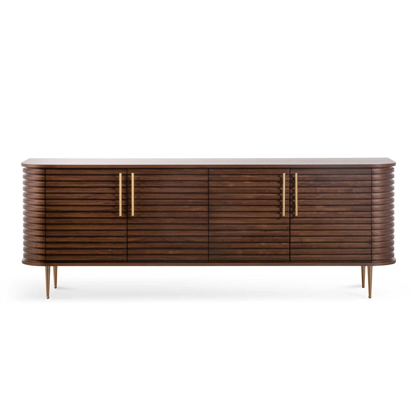 2.2m Buffet Unit - Walnut - View 2