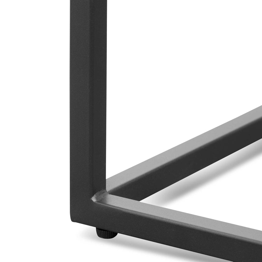1.6m Console Table - Full Black - View 9