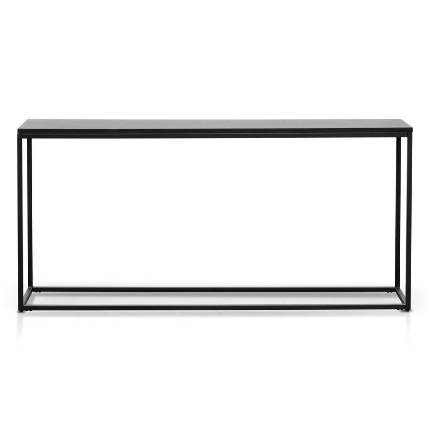 1.6m Console Table - Full Black - View 2