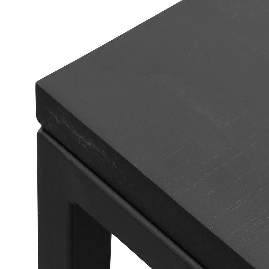 1.6m Console Table - Full Black - View 6