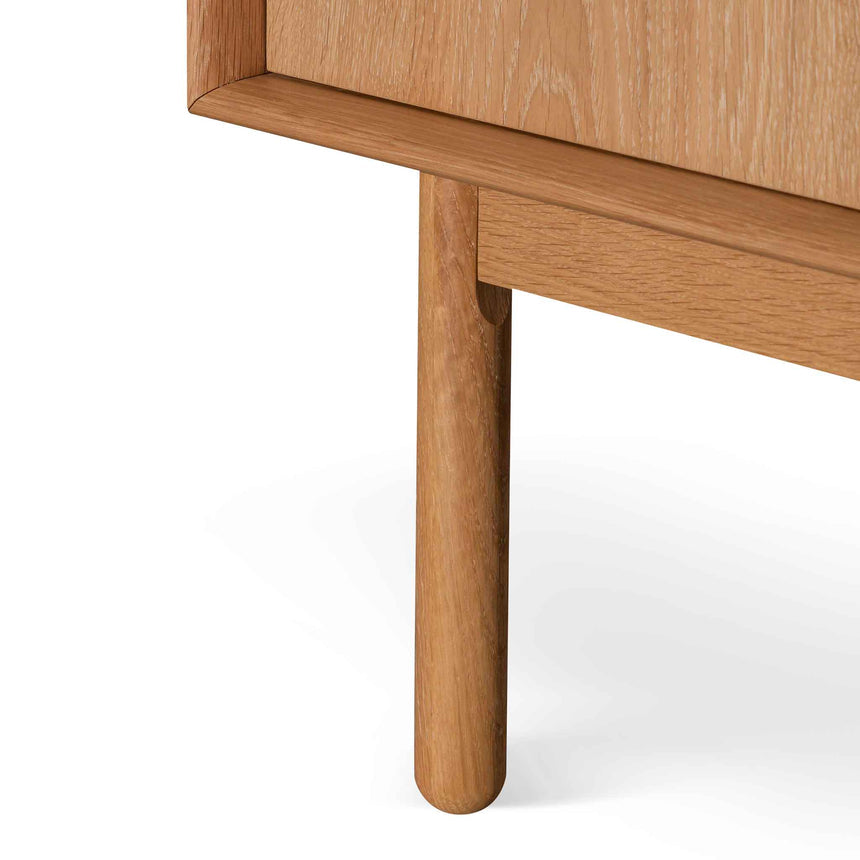 Narrow Wooden Sideboard and Buffet - Natural - View 10