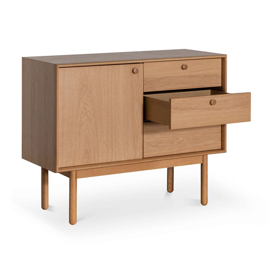 Narrow Wooden Sideboard and Buffet - Natural - View 5