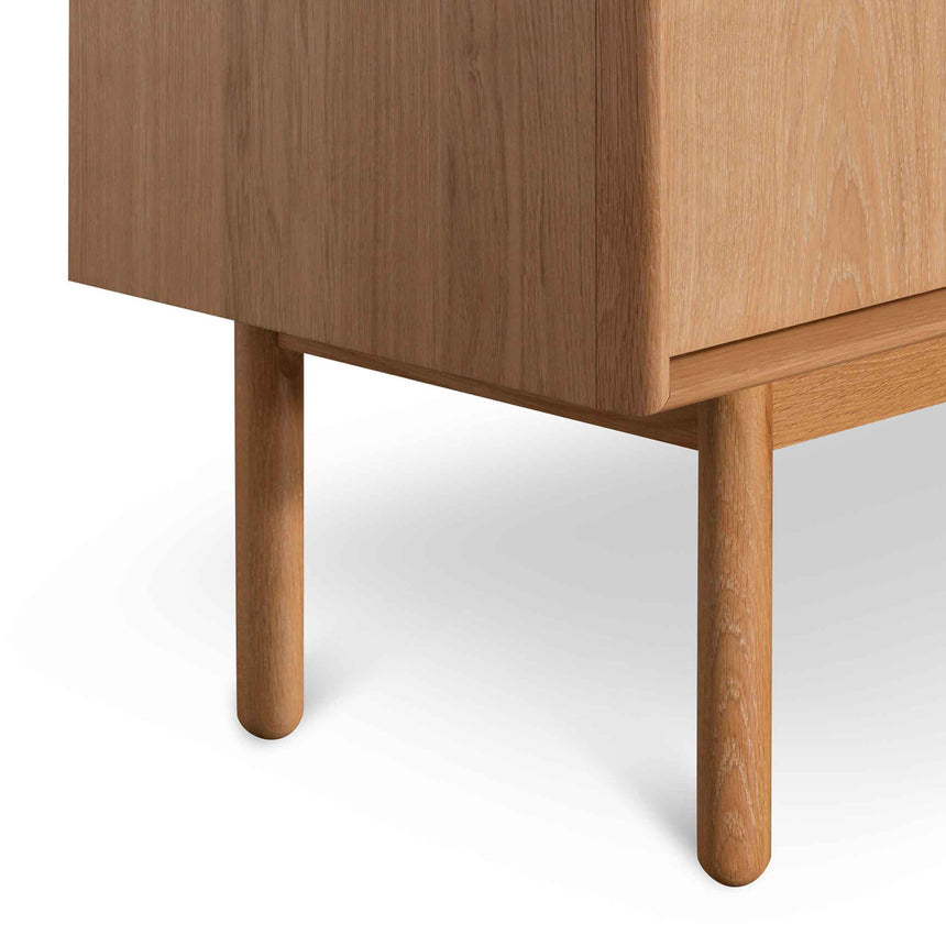 Narrow Wooden Sideboard and Buffet - Natural - View 9