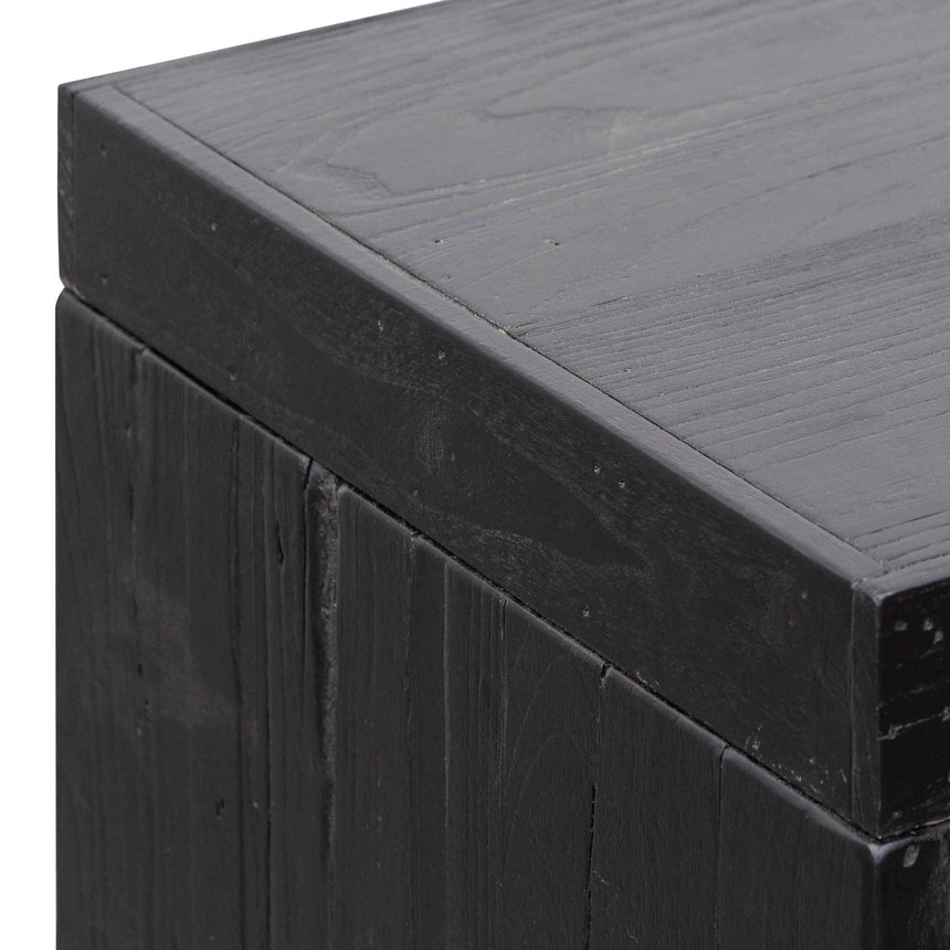Reclaimed Console Table - Black - View 6
