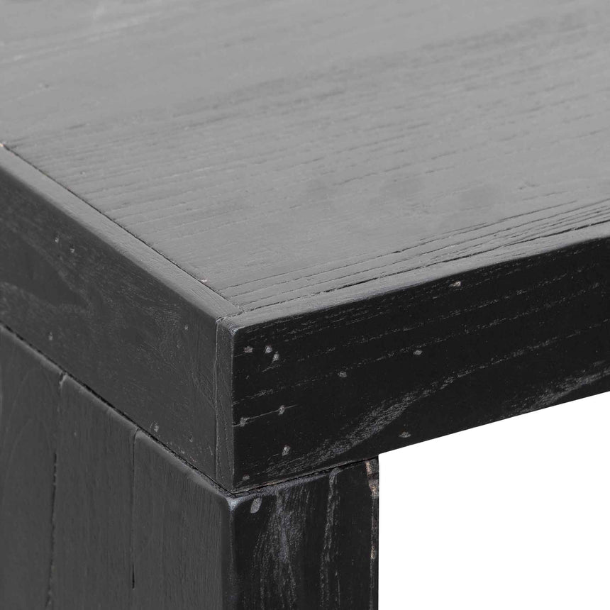 Reclaimed Console Table - Black - View 7