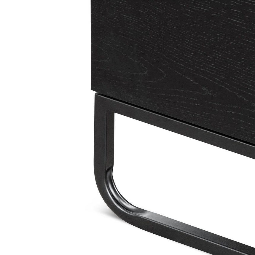 1.75m Wooden Sideboard - Black - View 10
