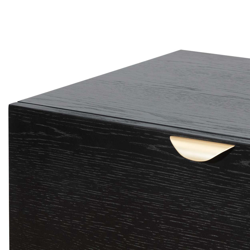 1.75m Wooden Sideboard - Black - View 8