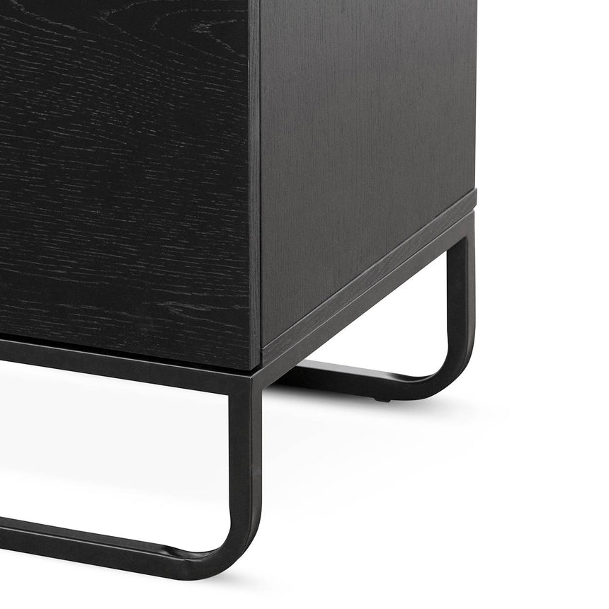 1.75m Wooden Sideboard - Black - View 11
