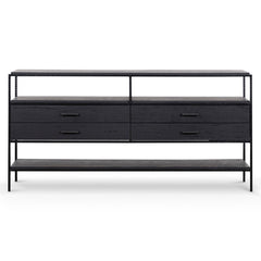 CDT6764-NI 1.6m Sideboard Unit - Full Black