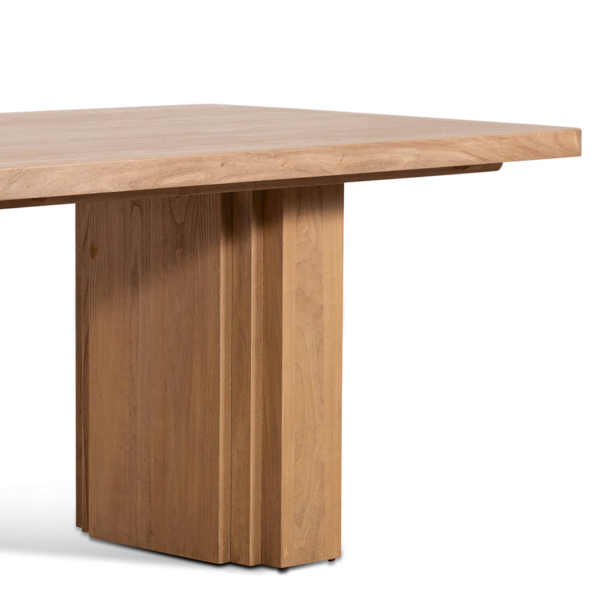 2.4m Elm Dining Table - Natural - View 6