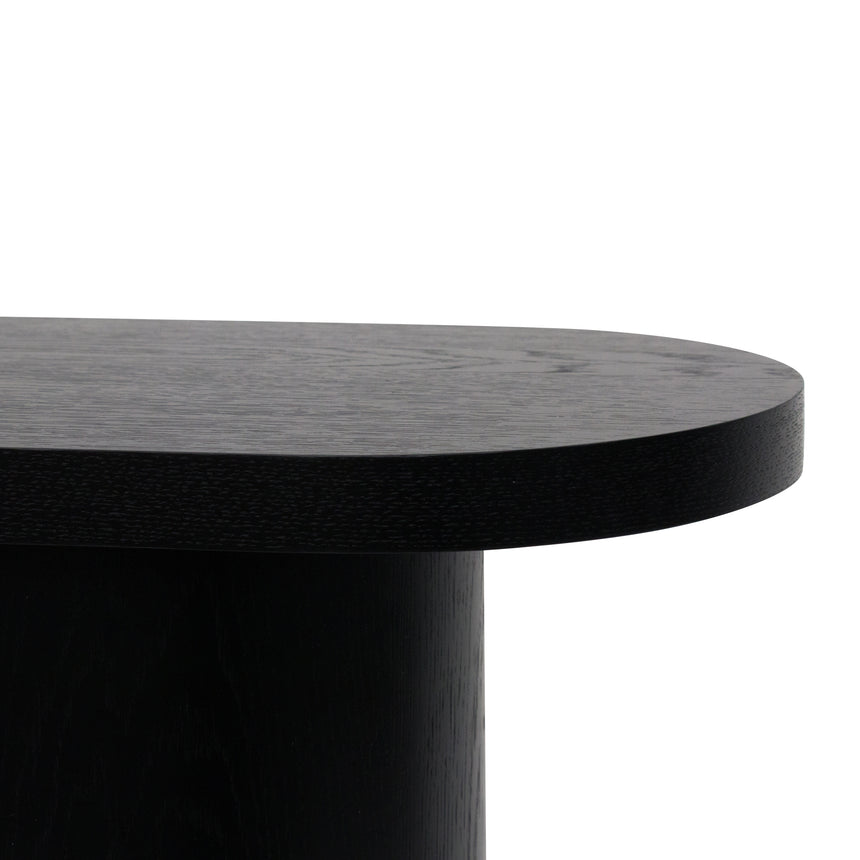 1.5m Console Table - Black Oak - View 6