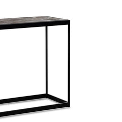 CDT6902-NI 140cm Console Table in Dark Natural - Black Frame
