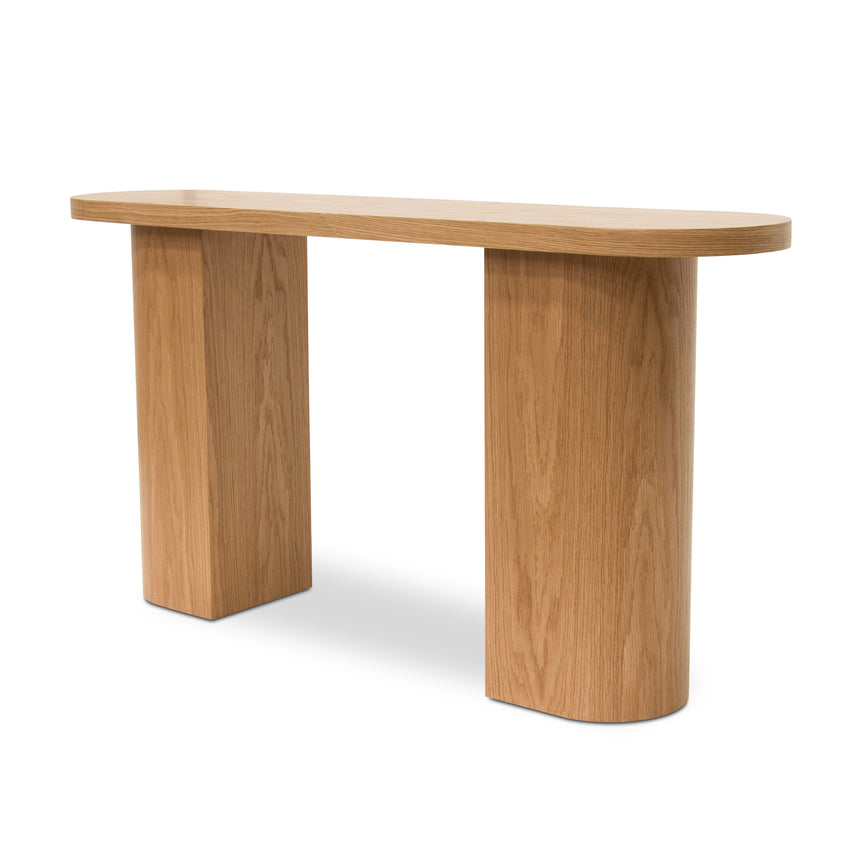 1.5m Console Table - Natural Oak - View 2