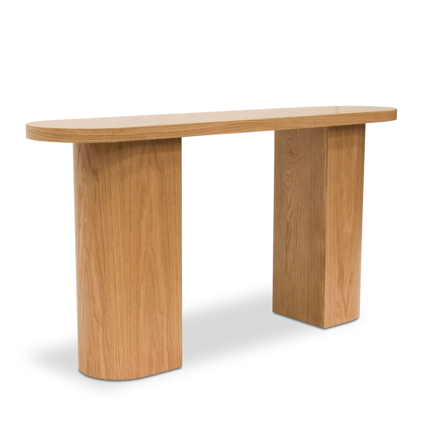 1.5m Console Table - Natural Oak - View 3