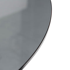 Ex display - CDT6922-BB 1.5m Round Glass Dining Table - Walnut