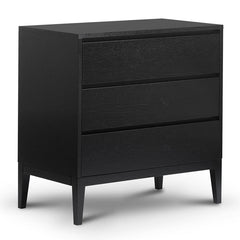 CDT8067-CN 3 Drawers Dresser Unit - Black Oak