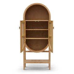 CDT8138-NI 65.5cm Rattan Door Cabinet - Natural