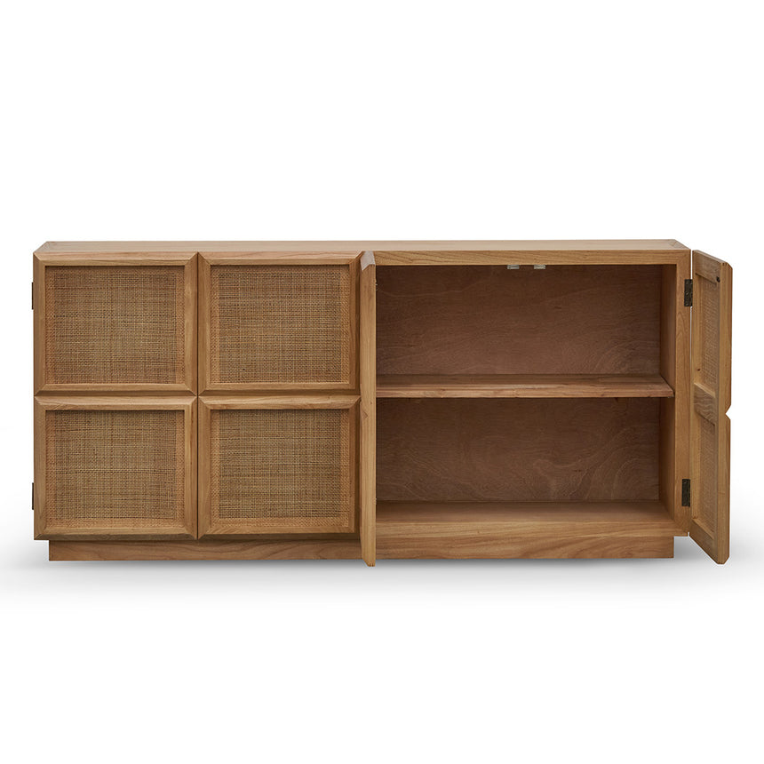 1.8m Rattan Door Sideboard - Natural - View 7